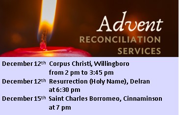 Advent penance services